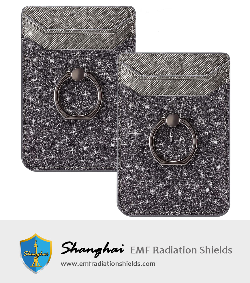 Card Holder for Back of Phone,RFID Blocking Ring Pocket