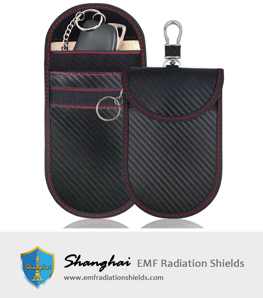 Faraday Key Fob Pouch Upgraded Signal Blocking Key Fob Case, RFID Key Fob Protector Pouch