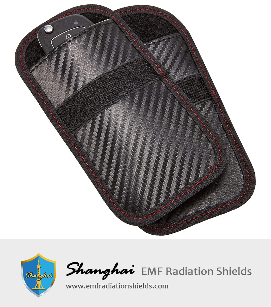 Faraday Key Fob Protector 2 Pack Mini Anti-Theft Pouch Key Fob RFID Signal Blocking Faraday Bag
