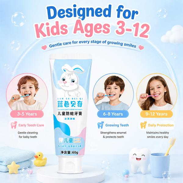 Mixed Fruit Flavor Toothpast kid age
