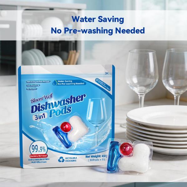 kill 99.9% bacteria dishwasher pods
