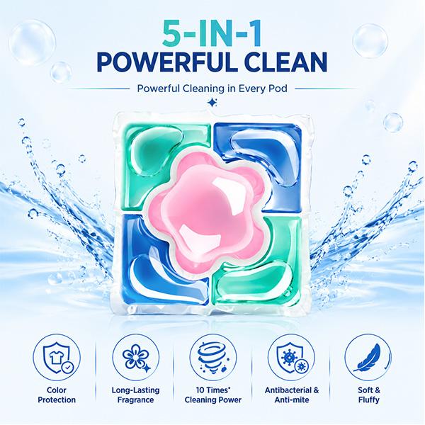 5 in 1 Laundry Pods Blue-North Island02
