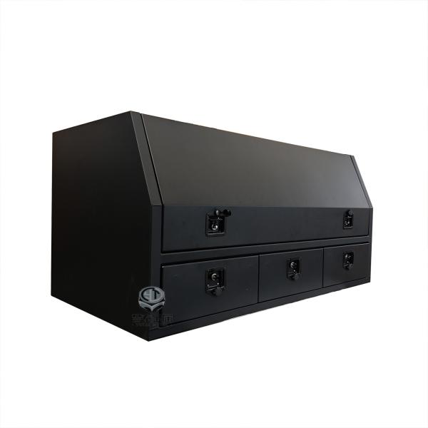 black ute truck tool box