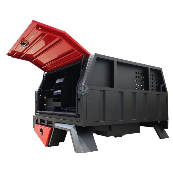 Heavy Duty Aluminum Ute Canopy with Internal Drawers and Shelving System