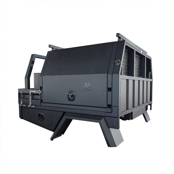 Black Powder coated Aluminium Ute Tray and canopy with kitchen