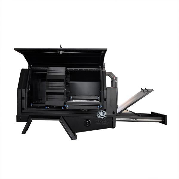 Power Coating Dual Cab black Aluminium UTE Tray and Canopy